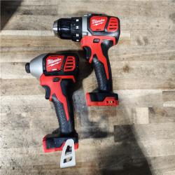 HOUSTON LOCATION - AS-IS Milwaukee M18 Brushed Cordless (2-Tool) Drill/Driver and Impact Driver Kit