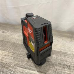AS-IS Milwaukee 100 ft. REDLITHIUM Lithium-Ion USB Green Rechargeable Cross Line Laser Level Kit