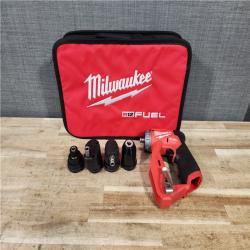 HOUSTON LOCATION - AS - IS Milwaukee FUEL 12V Lithium-Ion Brushless Cordless 4-in-1 Installation 3/8 in. Drill Driver with 4 Tool Head (Tool-Only)