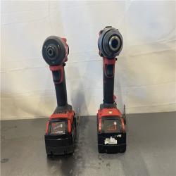 AS-IS- MILWAUKEE FUEL 18V Lithium-Ion Brushless Cordless Hammer Drill and Impact Driver Combo Kit