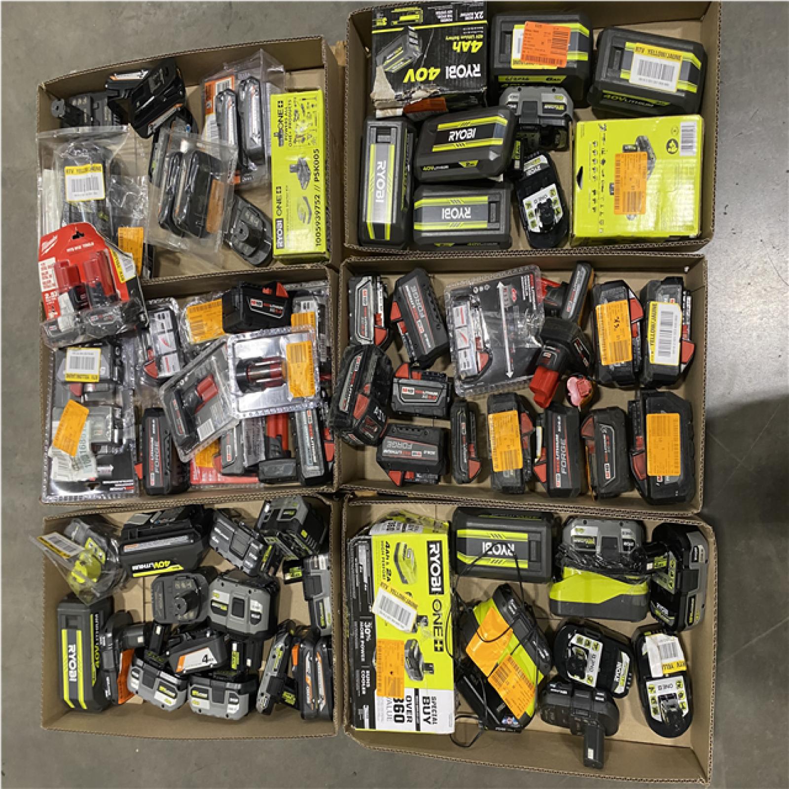 Dallas Location - As-Is Battery Tool Pallet