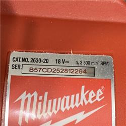 AS-IS Milwaukee 18V Lithium-Ion Cordless 6-1/2 in. Circular Saw (Tool-Only)