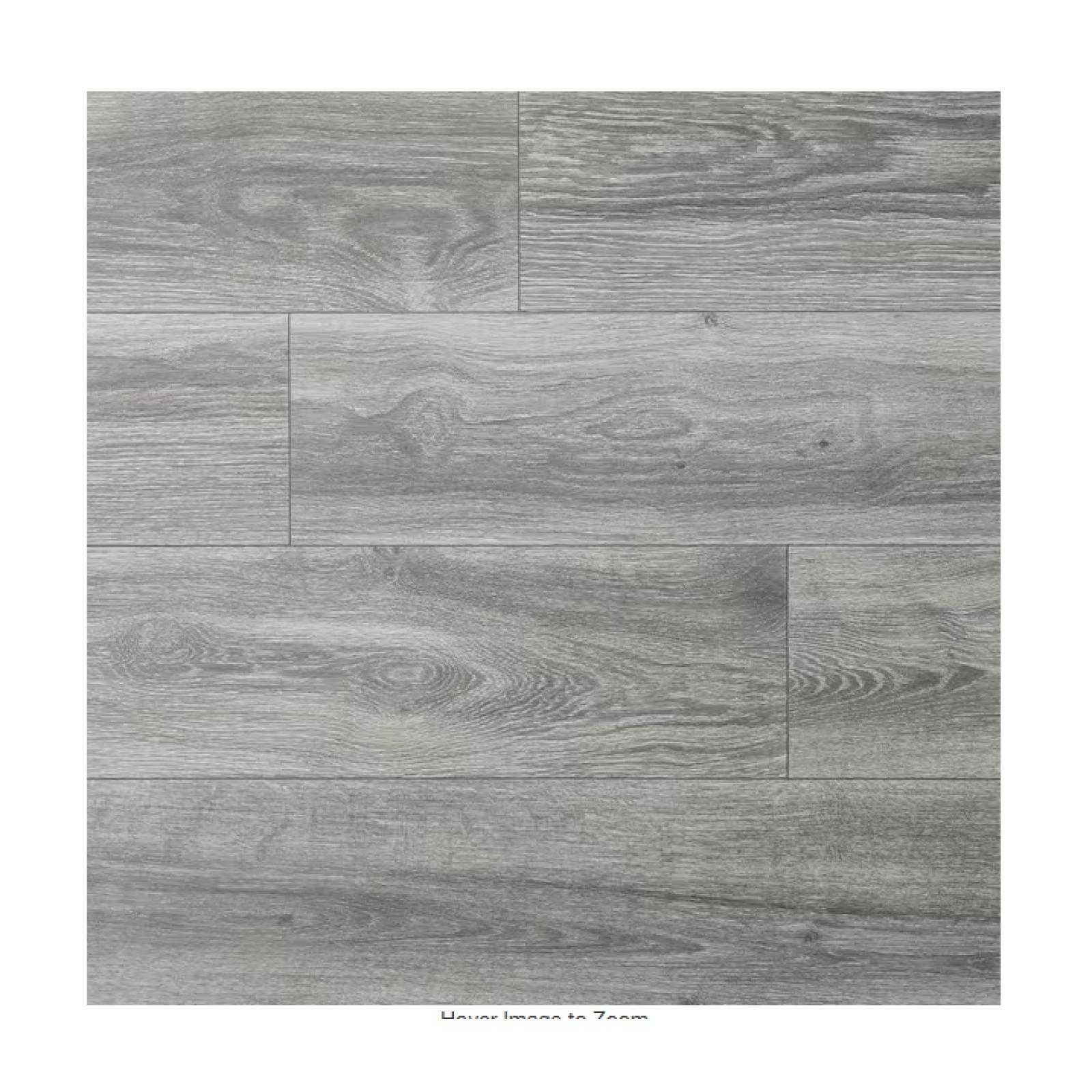 DALLAS LOCATION- TrafficMaster Silverton Oak 8 mm T x 7.5 in. W Water Resistant Laminate Wood Flooring (23.7 sqft/case) PALLET-(48 CASES)