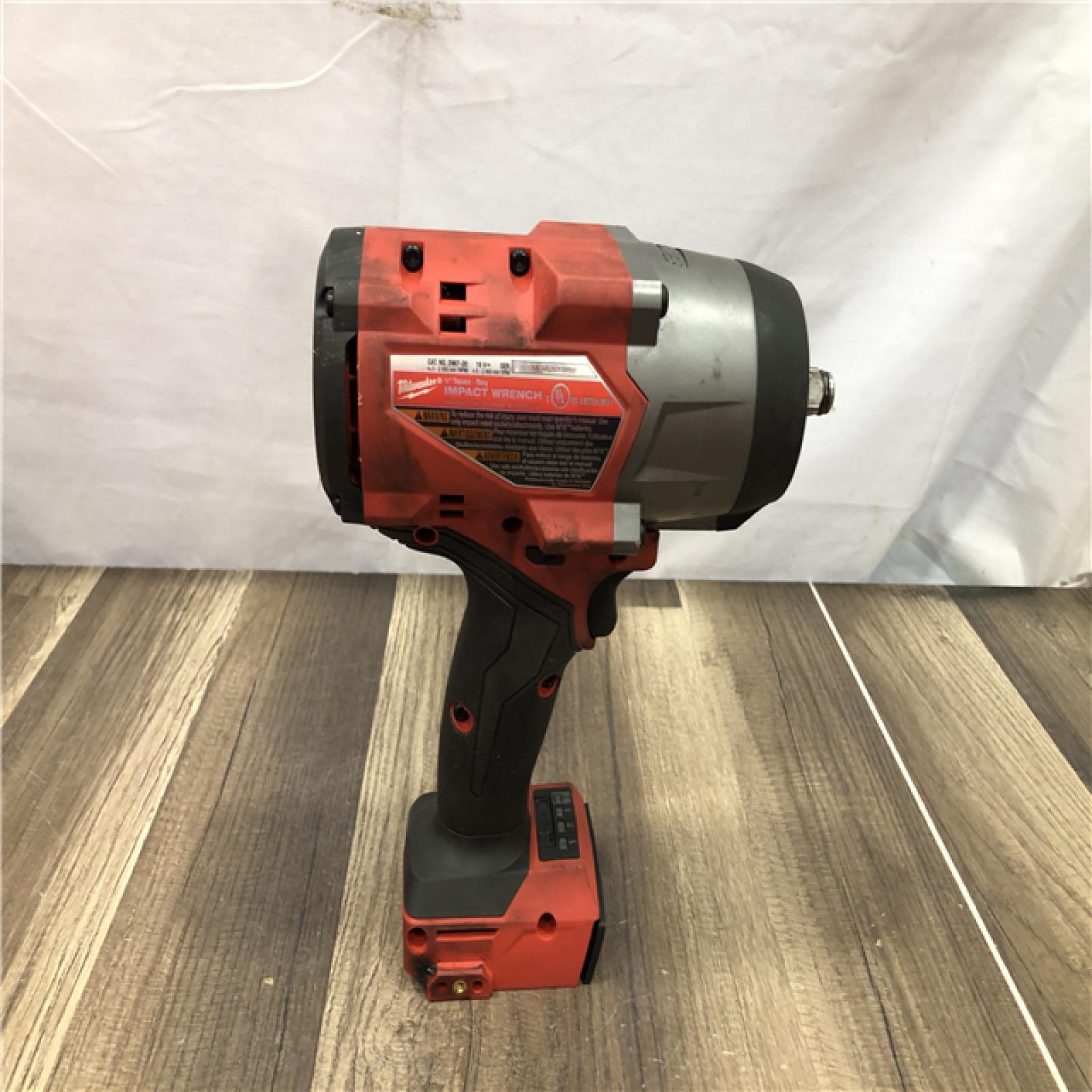 AS-IS Milwaukee FUEL 18V Lithium-Ion Brushless Cordless 1/2 in. Impact Wrench w/Friction Ring Kit