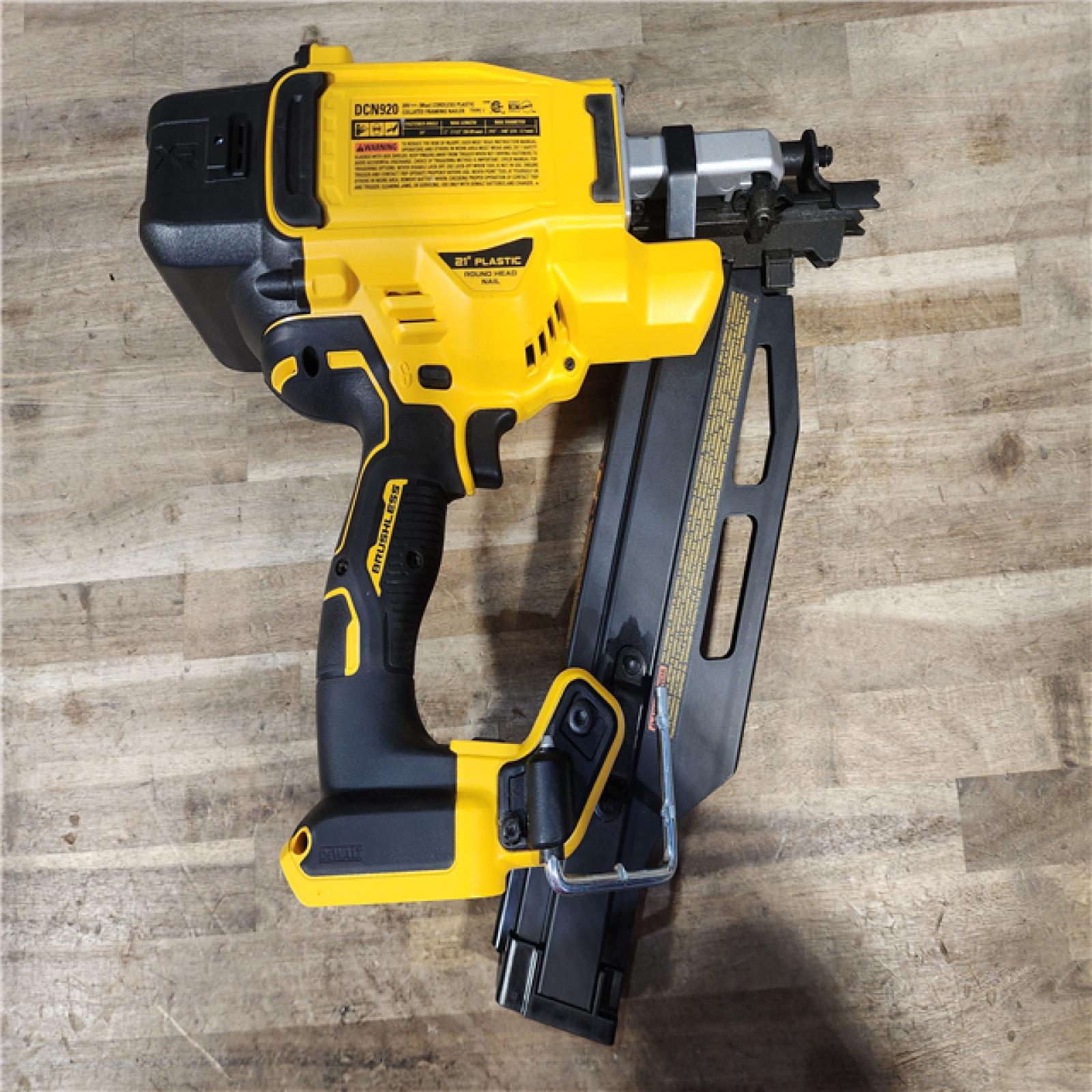 HOUSTON LOCATION - AS-IS DEWALT 20-Volt 21° Cordless Framing Nailer (Tool-Only)