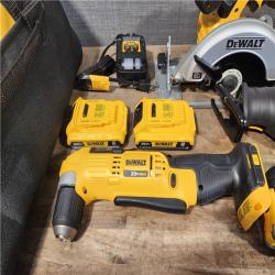 HOUSTON LOCATION - AS-IS (APPEARS LIKE NEW) Dewalt 20V MAX 9-Tool Power-Tool Combo Kit W/ Soft Case Including 2 Batteries & Charger