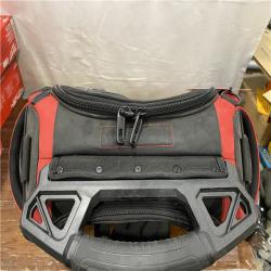 AS-IS Milwaukee PACKOUT 15 in. Structured Tear Resistant Layered Material Tool Bag W/Storable Padded Shoulder Strap - 48-22-8316