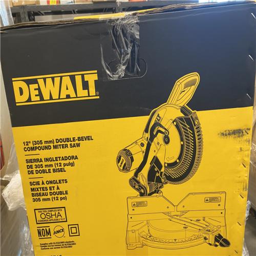 AS-IS DeWalt 15 Amp Corded 12 in. Compound Double Bevel Miter Saw