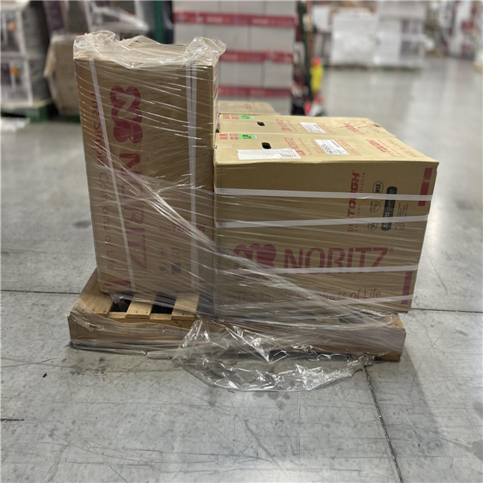 DALLAS LOCATION- NORITZ LP TANKLESS WATER HEATER MIXED PALLET (UNIT 5)