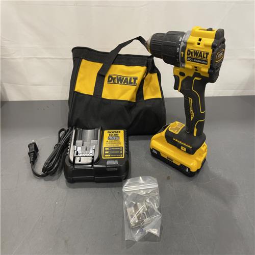 AS-IS - DEWALT ATOMIC 20-Volt Lithium-Ion Cordless 1/2 in. Compact Hammer Drill Kit