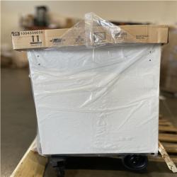 DALLAS LOCATION- AS-IS HUSKY Tool Storage 72 in.18-Drawer Heavy Duty Adjustable Height Mobile Workbench Cabinet in Matte White