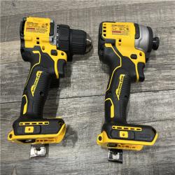AS-IS DEWALT ATOMIC 20-Volt MAX Lithium-Ion Cordless Combo Kit