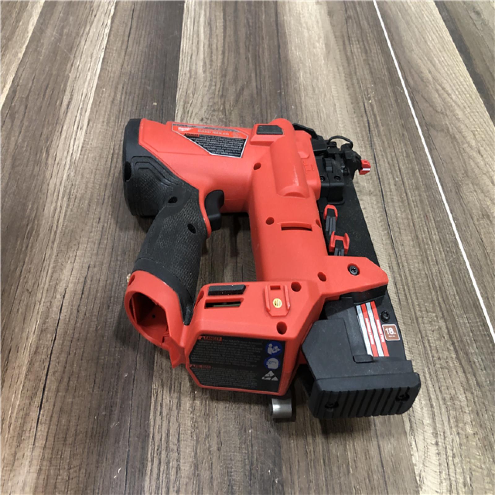 AS-IS Milwaukee FUEL 12-Volt Lithium-Ion Brushless Cordless 18-Gauge 1-1/2 in. Compact Brad Nailer (Tool Only)