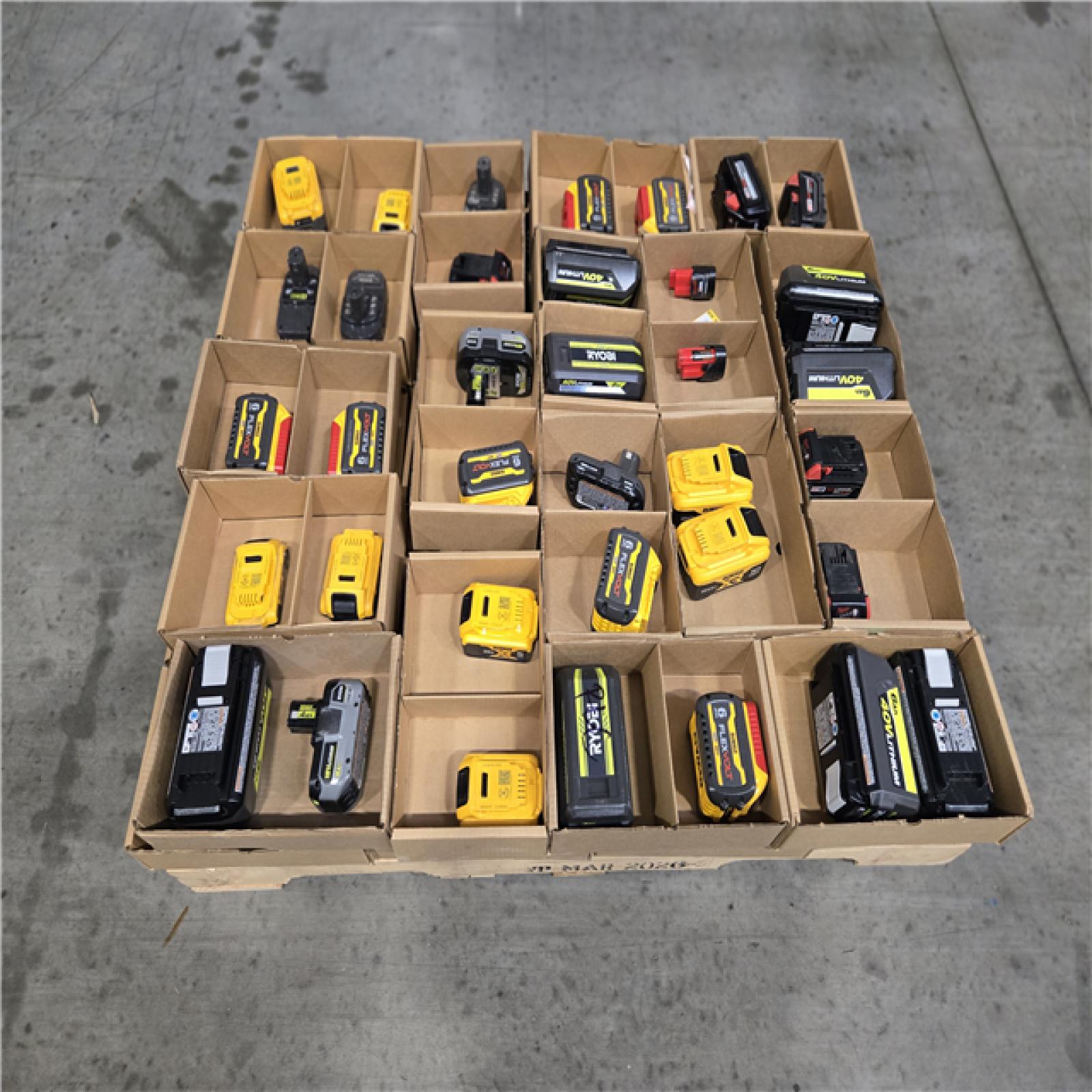 DALLAS LOCATION- AS-IS BATTERY PALLET