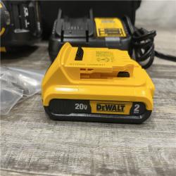 AS-IS DEWALT 20V MAX Lithium-Ion 15-Degree Electric Cordless Roofing Nailer Kit