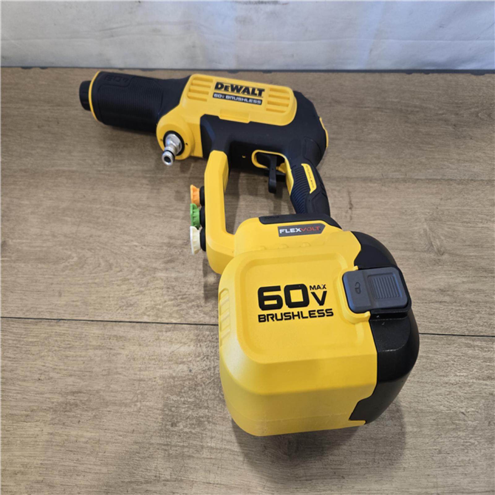 AS-IS DEWALT FLEXVOLT 60V MAX 1000 PSI 1.0 GPM Cold Water Cordless Power Cleaner (Tool Only)