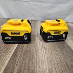 AS-IS - DEWALT 20V MAX XR Premium Lithium-Ion 5.0Ah Battery Pack (2 Pack)