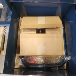 Phoenix LIKE NEW Husky Tool Storage 46 in. W x 18 in. D 9-Drawer Gloss Blue Mobile Workbench Cabinet