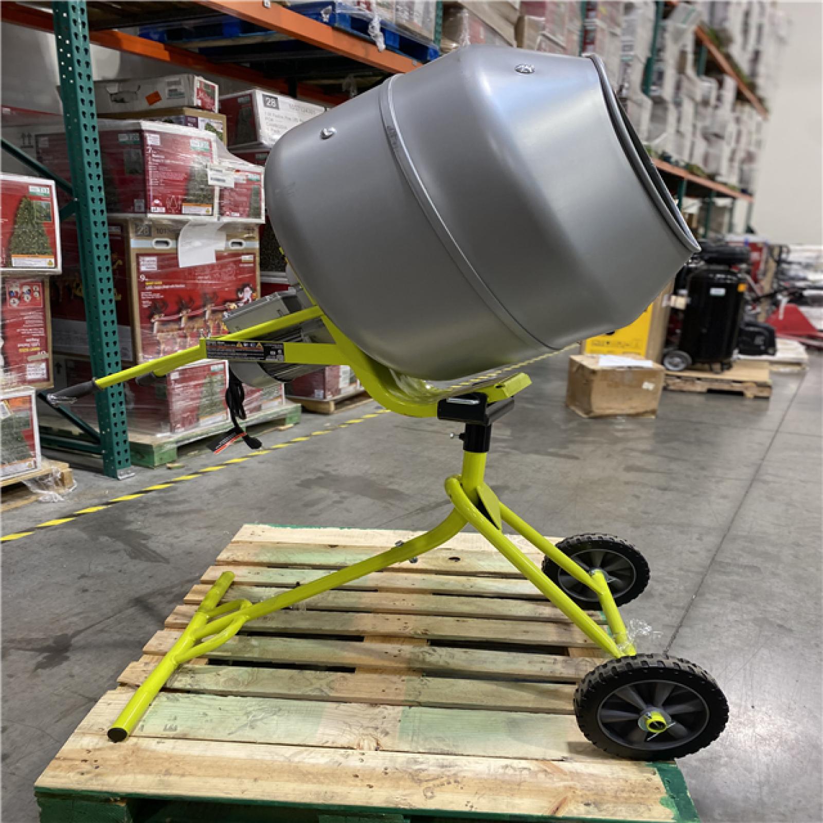 Dallas Location - As-Is RYOBI 5.0 cu. ft. Portable Concrete Mixer
