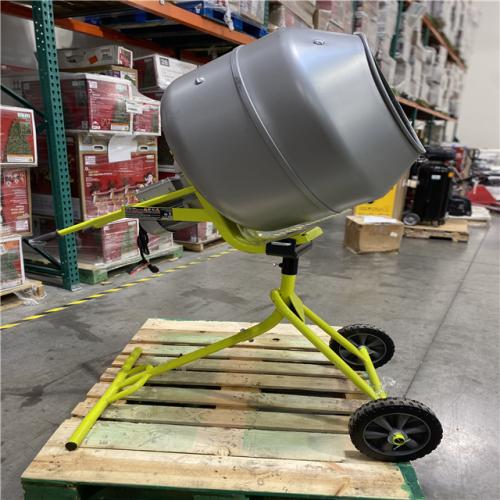Dallas Location - As-Is RYOBI 5.0 cu. ft. Portable Concrete Mixer