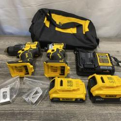 AS-IS DEWALT ATOMIC 20V MAX Lithium-Ion Cordless 2-Tool Combo Kit