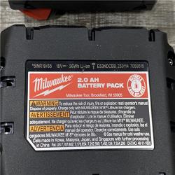 AS-IS Milwaukee 18-Volt Lithium-Ion Starter Kit with One 5.0 Ah and One 2.0 Ah Battery and Charger