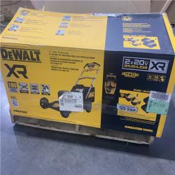 Dallas Location - As-Is 2x20V MAX 21 in. Cordless Battery Powered Self Propelled Lawn Mower Kit with (2) 10 Ah Batteries and Chargers