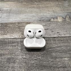 AS-IS Apple - AirPods (3rd generation) with Lightning Charging Case - White