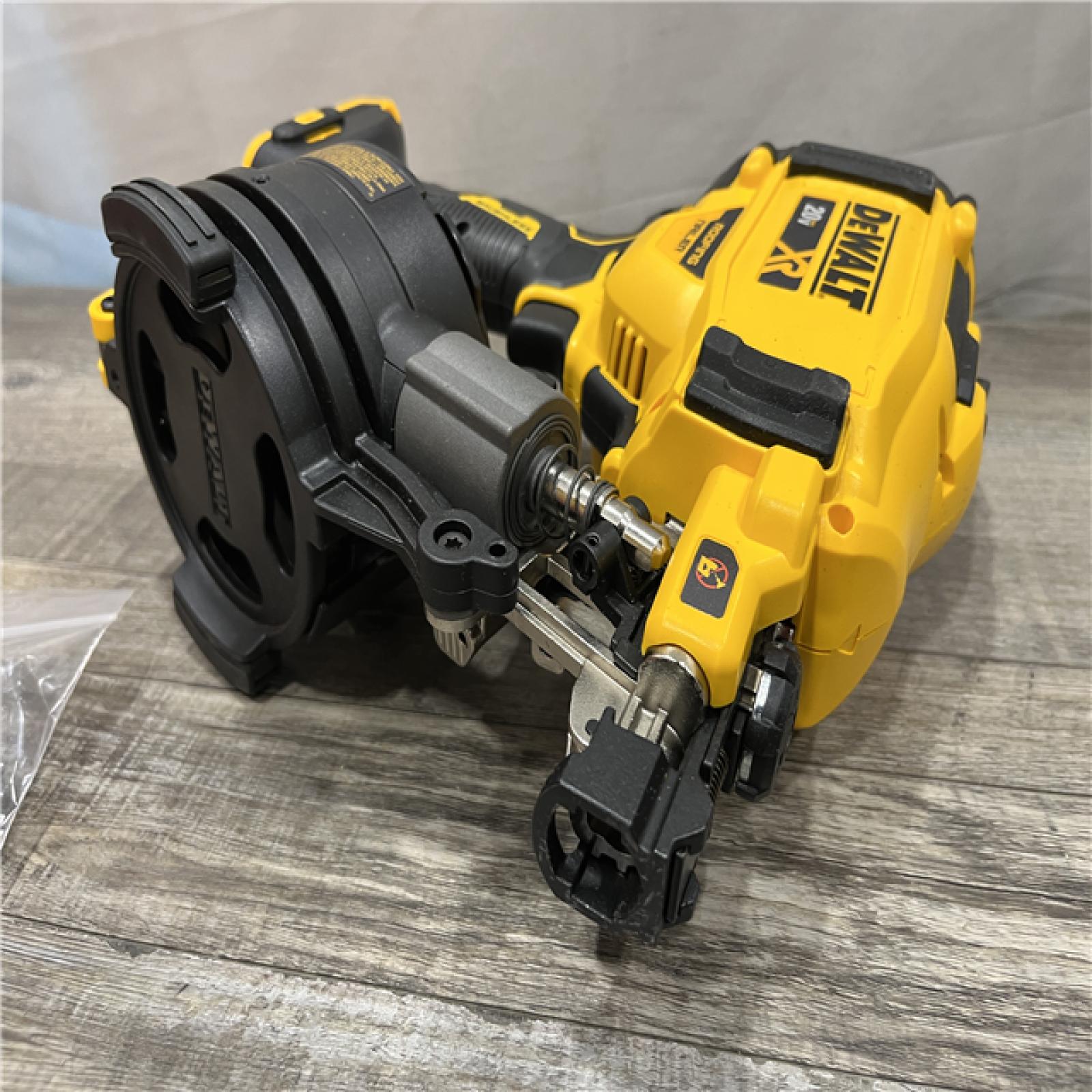 AS-IS DEWALT 20V MAX 15-Degree Electric Cordless Roofing Nailer (Tool Only)