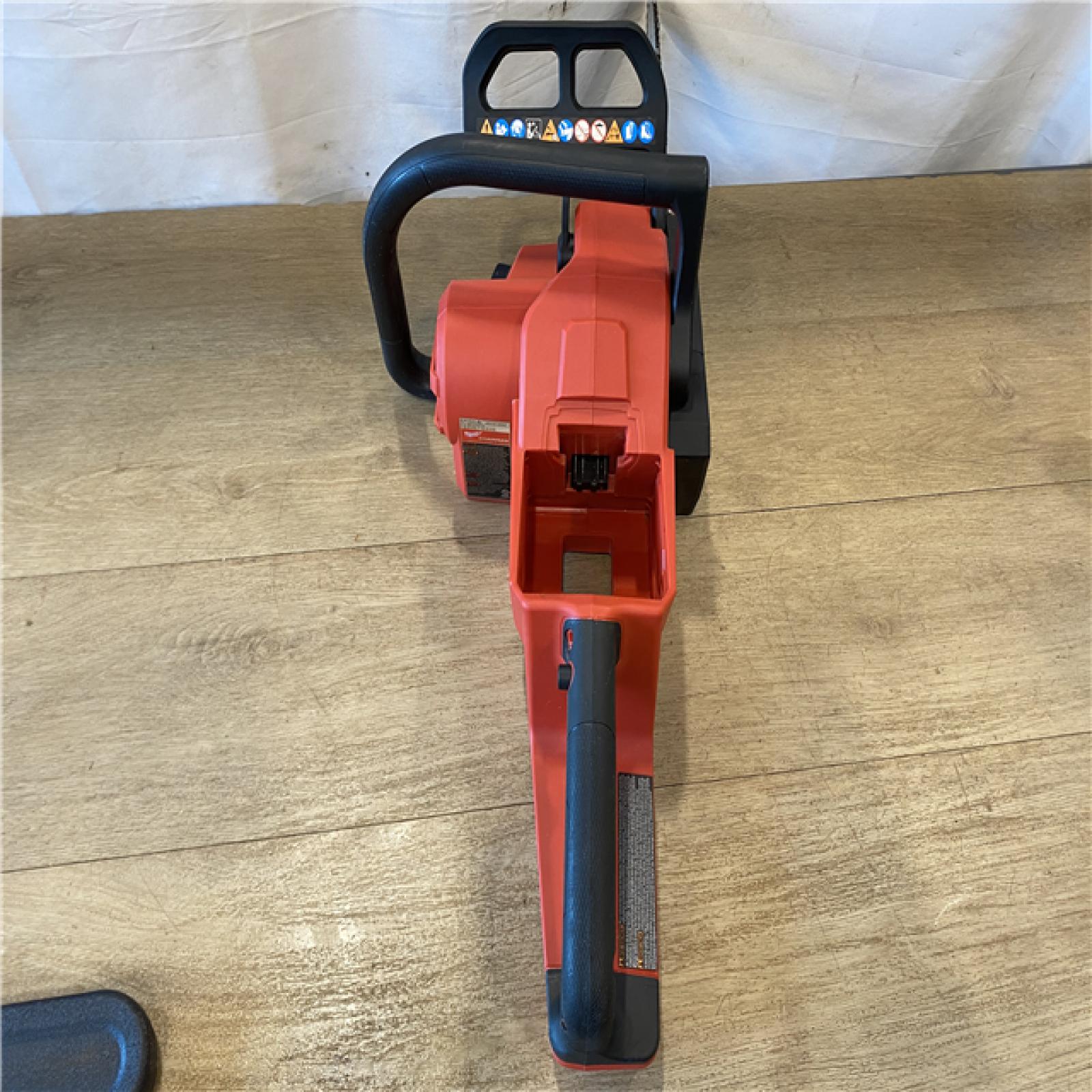 AS-IS Milwaukee FUEL 16 in. 18V Lithium-Ion Brushless Battery Chainsaw (Tool-Only)