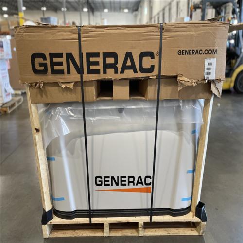 DALLAS LOCATION- AS-IS GENERAC 28kW Generator W/ 200 Amp Transfer Switch  Mobile Monitoring Thermostat