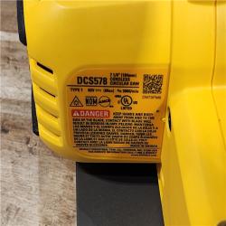 HOUSTON LOCATION - AS-IS (APPEARS LIKE NEW) DEWALT FLEXVOLT 60V MAX Cordless Brushless 7-1/4 in. Circular Saw with Brake (Tool Only)