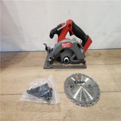 AS-IS- Milwaukee FUEL 18V Lithium-Ion Brushless Cordless 6-1/2 in. Circular Saw (Tool-Only)