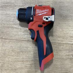 AS-IS Milwaukee 12-Volt Lithium-Ion Brushless Cordless Subcompact Brushless Drill Driver Kit