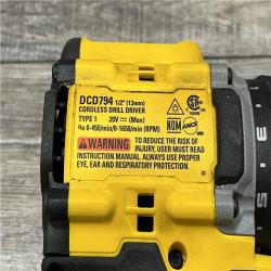 AS-IS DEWALT Atomic 20V Lithium-Ion Cordless Compact 1/2 in. Drill/Driver Kit