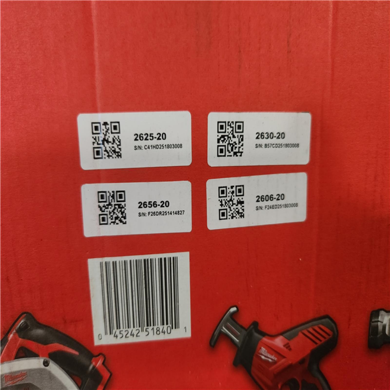 Phoenix NEW Milwaukee M18 18V Lithium-Ion Cordless Combo Kit (5-Tool) with (1) 3.0Ah and (1) 1.5Ah Battery  (1) Charger  (1) Tool Bag
