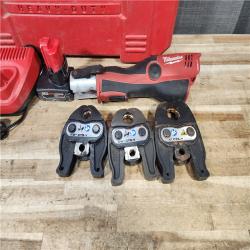 HOUSTON LOCATION - AS - IS Milwaukee 12-Volt Lithium-Ion Force Logic Cordless Press Tool Kit