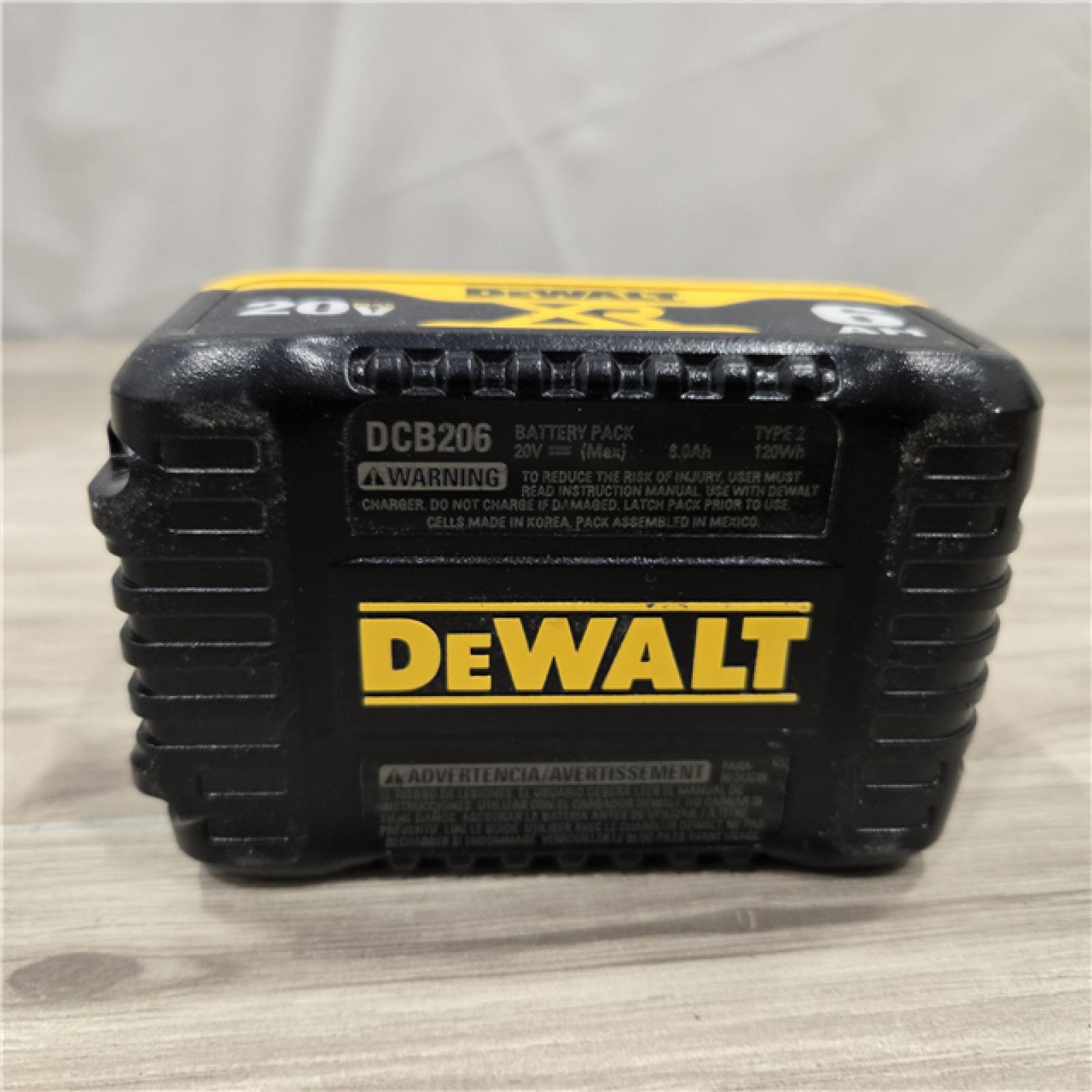 AS-IS DeWalt 20V MAX DCB206 6 Ah Lithium-Ion Battery Pack 1 Pc