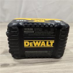 AS-IS DeWalt 20V MAX DCB206 6 Ah Lithium-Ion Battery Pack 1 Pc