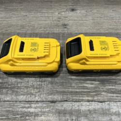 AS-IS DEWALT 20V MAX XR Lithium-Ion 4.0 Ah Battery Packs (2-Pack)