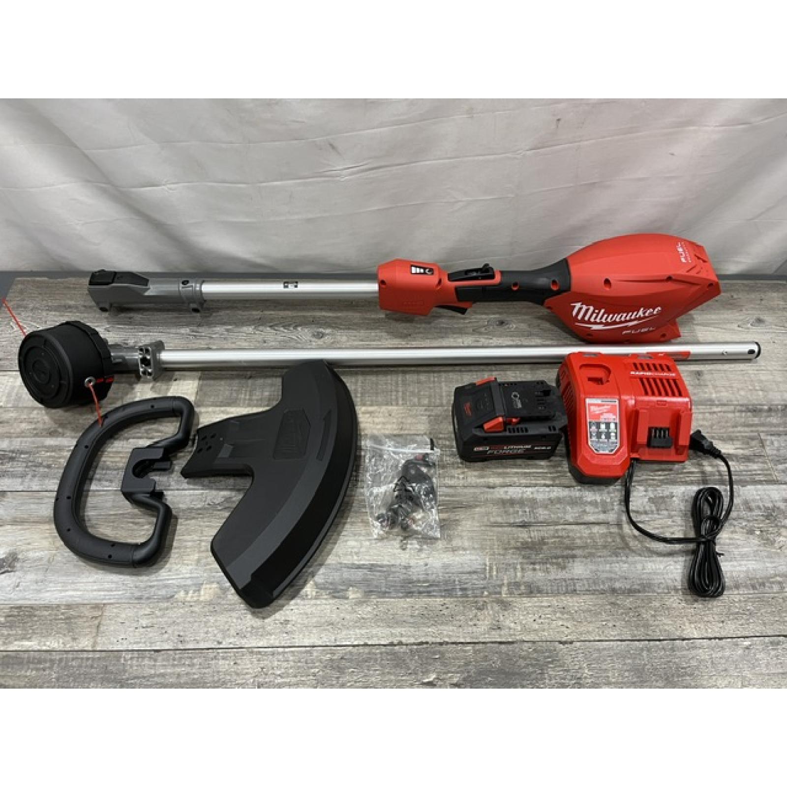 AS-IS Milwaukee FUEL 18V 16 in. Brushless Cordless Battery Powered String Trimmer Kit
