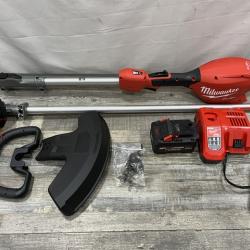 AS-IS Milwaukee FUEL 18V 16 in. Brushless Cordless Battery Powered String Trimmer Kit