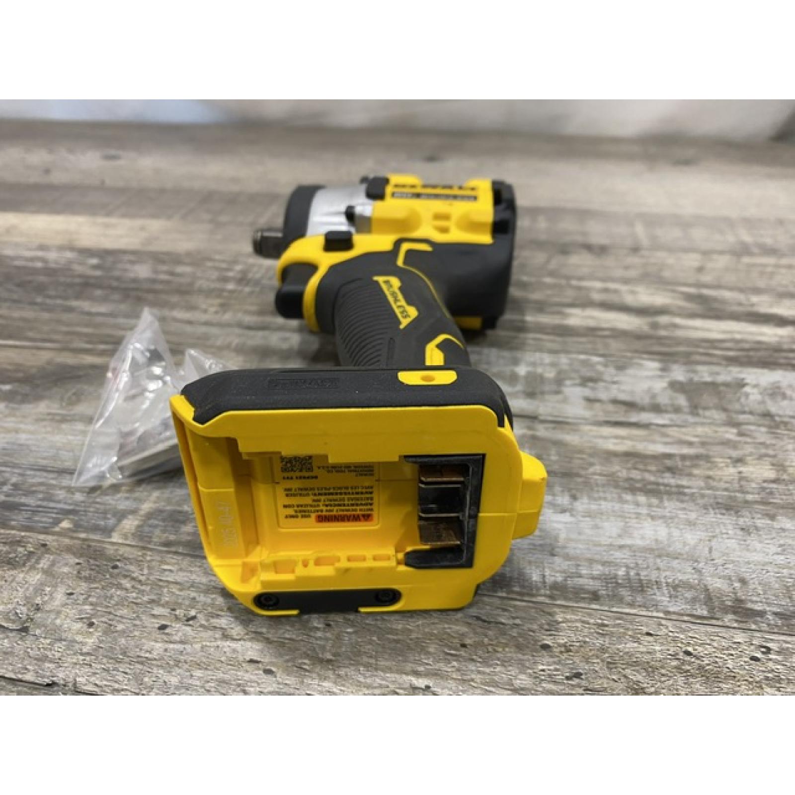 AS-IS DEWALT ATOMIC 20V MAX Cordless Brushless 1/2 in. Variable Speed Impact Wrench (Tool Only)