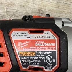 AS-IS Milwaukee 18V Lithium-Ion Cordless Drill Driver/Impact Driver Combo Kit