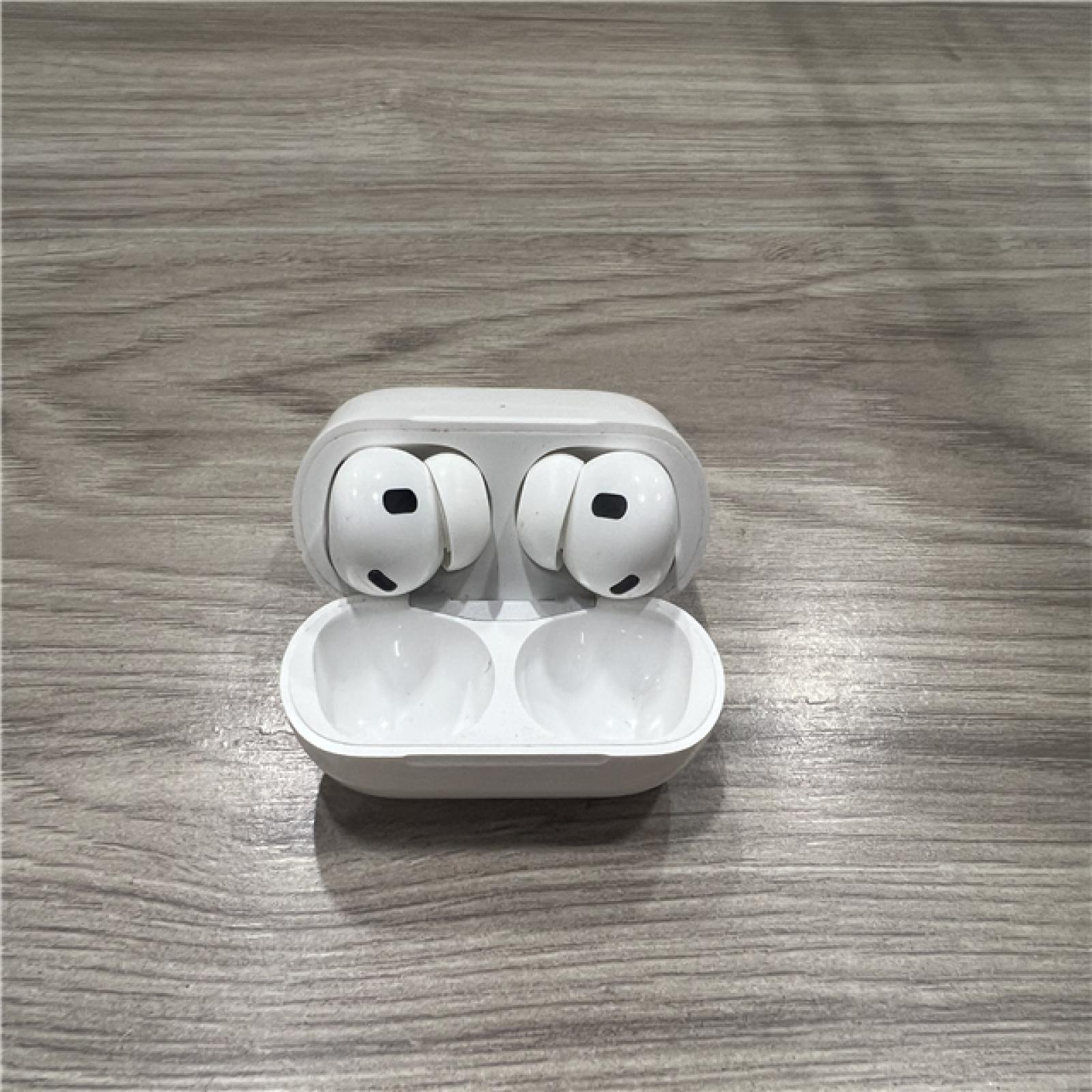 AS-IS Apple AirPods Pro (2nd Generation) with the USB-C MagSafe Charging Case