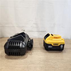 AS-IS- DEWALT 20V MAX Lithium-Ion 6.0 Ah Battery and Charger