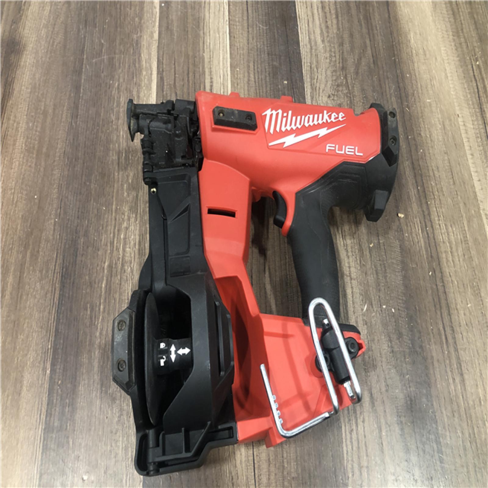 AS-IS Milwaukee FUEL 18-Volt Lithium-Ion Brushless Cordless Coil Roofing Nailer (Tool Only)