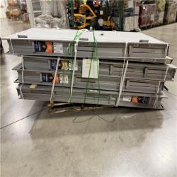 DALLAS LOCATION - L.I.F Industries 36 in. x 80 in. Gray Right-Hand Flush Security Steel Prehung Commercial Door PALLET-(4 UNITS)