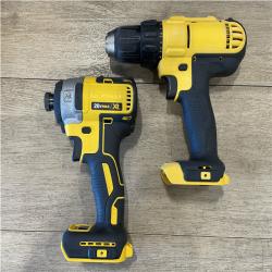 AS-IS DEWALT 20V XR Lithium-Ion Cordless 2-Tool Combo Kit