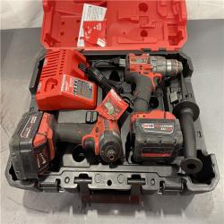 AS-IS - MILWAUKEE M18 FUEL 18V Lithium-Ion Brushless Cordless Hammer Drill and Impact Driver Combo Kit